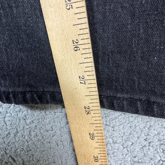 Lucky Brand Jeans Women Size 6/26 Washed Black Authentic Straight Crop Stretch - Picture 5 of 13